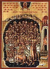 sfintii 40 de mucenici din Sevastia